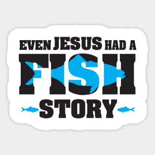 Jesus Fish Sticker